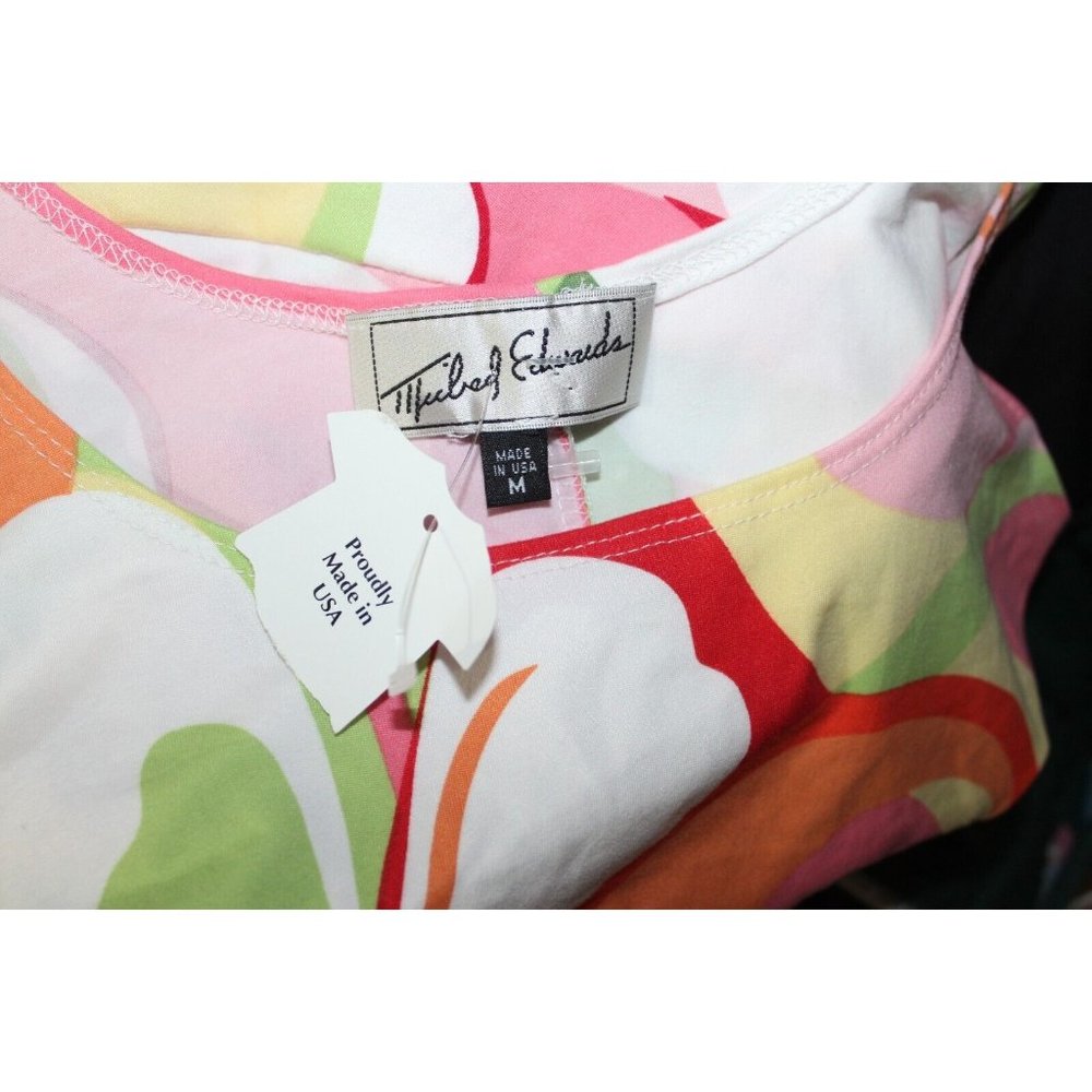 Boutique Womens Multicolor Sleeveless Retro Mod‎ Dress M NWT - Picture 6 of 6